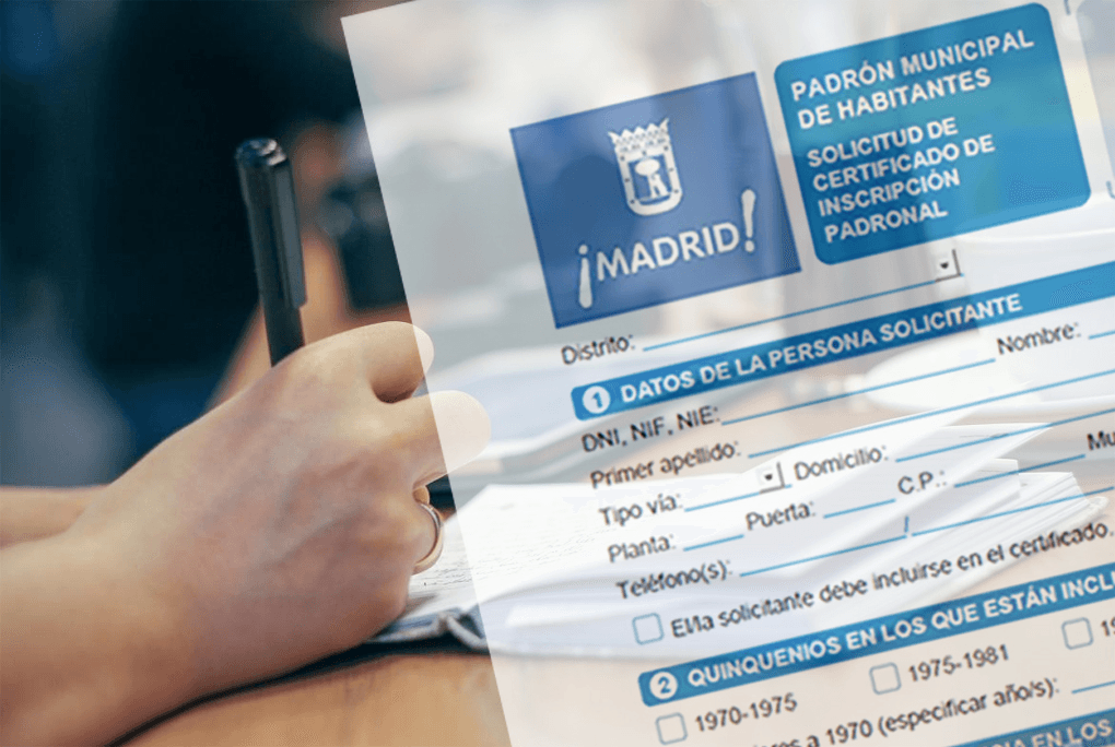 Certificado de Empadronamiento en España